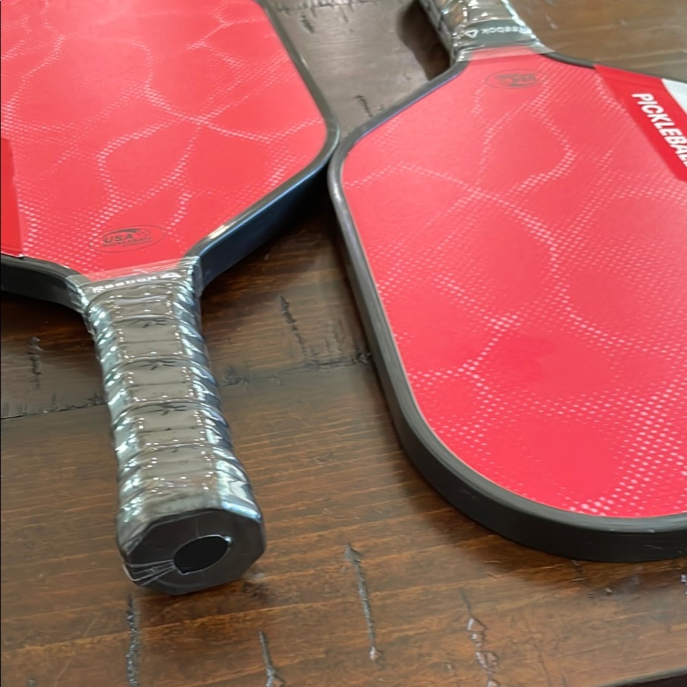 Two Reebok Red Pickleball Paddles - Picture 7 of 7